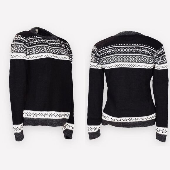 Artesania Sweaters - Artesania Alpaca Blend Fair Isle Sweater Handmade In Peru